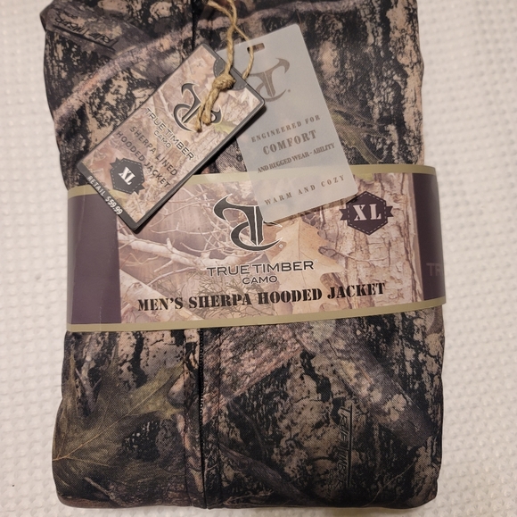 Mens Sherpa Hooded Jacket - Picture 1 of 5